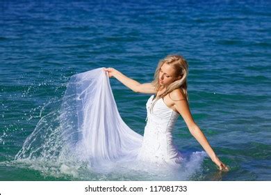 Babe Nude Woman Posing Polyethylene Film Stock Photo Shutterstock