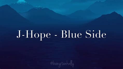 J Hope Blue Side Lyrics English Youtube