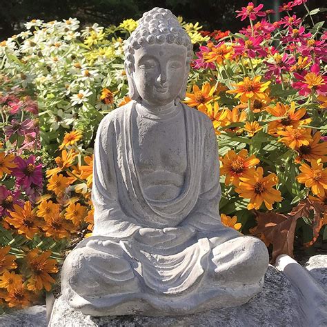 Whole House Worlds The Urban Zen Buddha Statue Seated In Dhyanasana