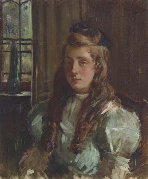 Wilfred Gabriel De Glehn Portrait Of Dorothy Weir 1903 Mutualart