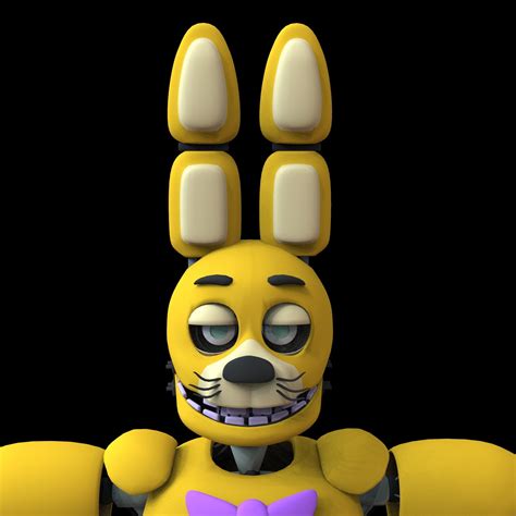 Fnaf Springbonnie Full Wearable Head 3d Model Stl Etsy Australia