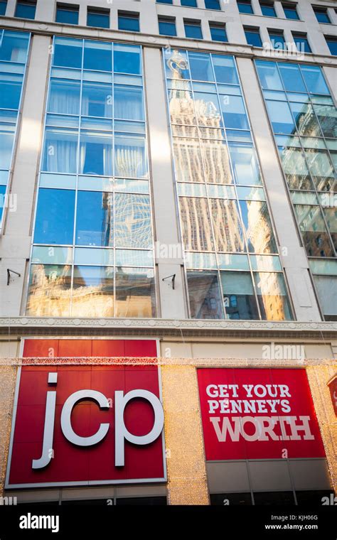 New York Usa 23rd Nov 2017 The Jcpenney Store In New York On