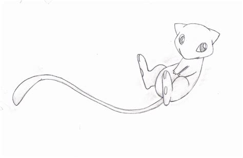 Pokemon Mew Coloring Page - Coloring Home