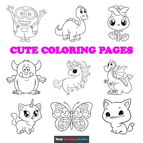 Free Printable Cute Coloring Pages For Kids