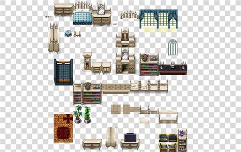 Rpg Maker Mv Furniture Tile Based Video Game Pixel Art Rpg Maker Vx