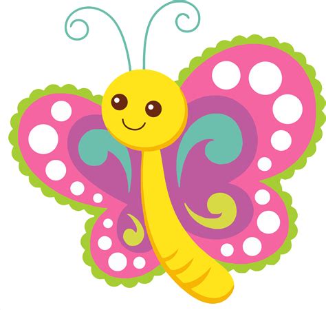 Cartoon Butterfly Pictures For Kids Clipart Best