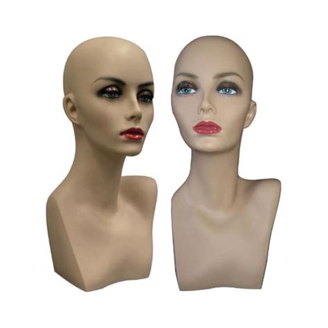 Realistic Face Fiberglass Adult Female Mannequin Head With Etsy