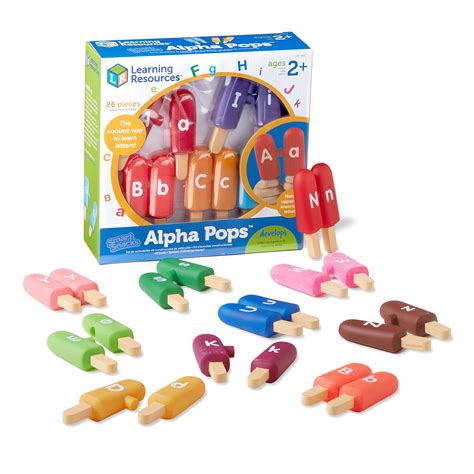 Learning Resources Smart Snacks Alpha Pops Alphabet Matching And Fine