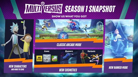 Multiversus Season 1 Snapshot Reveals New Modes Characters Cosmetics