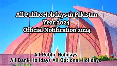 All Public Holidays In Pakistan Year 2024