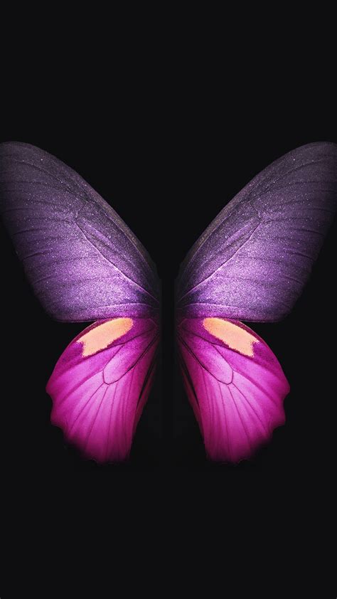 Samsung Galaxy Fold Pink Butterfly 4k Wallpapers Hd Wallpapers Id