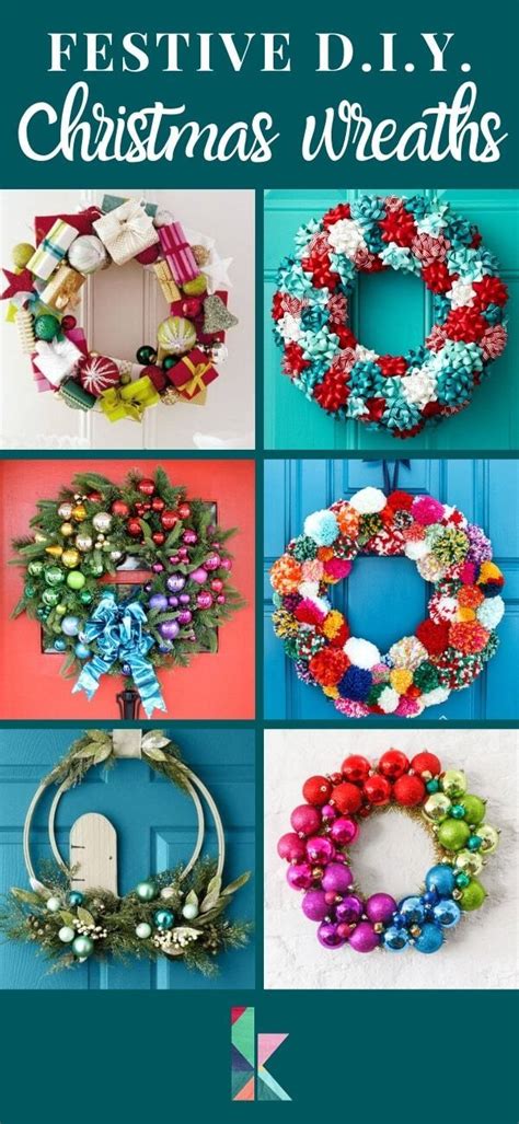 Festive Diy Christmas Wreath Ideas Kaleidoscope Living Christmas