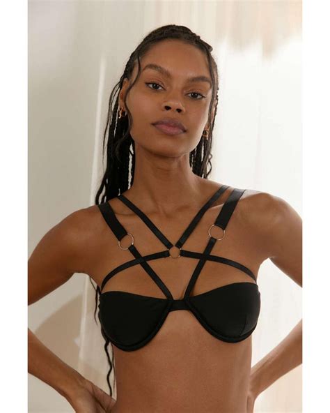 Out From Under Bewitched Strappy Bra In Brown Lyst