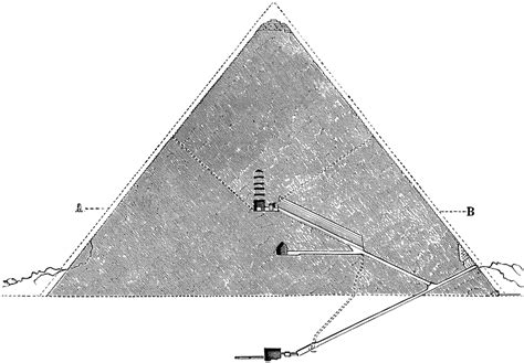 Great Pyramid Of Giza Cross Section Clipart Etc