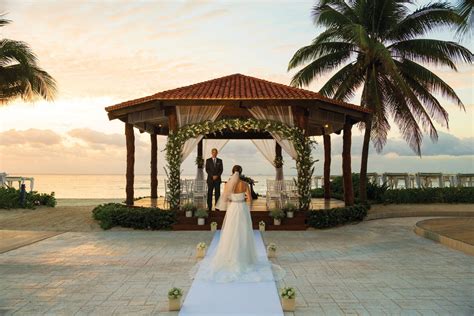 The Royal Playa Del Carmen Beachfront Wedding Gazebo Weddings All Inclusive Wedding Packages
