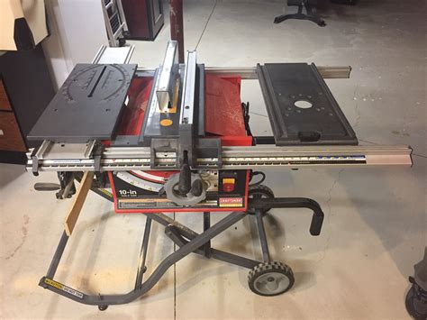 Craftsman Model No 315218290 Table Saw For Sale In Strongsville Oh