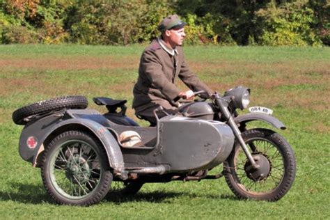 Ural Motorcycle With Sidecar Old Rhinebeck Aerodrome