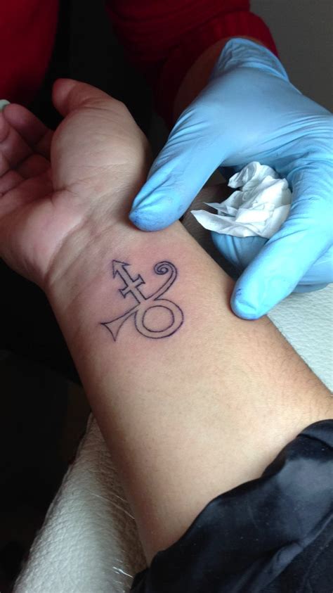 My Love Symbol Tattoo In Progress Prince Love Symbol Tattoos Love