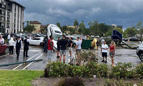 Video Tornado Flips Cars Damages Homes In Coastal Florida City