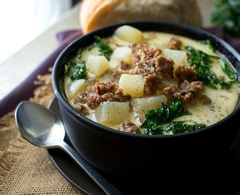 Potatoes, vegan sausage and kale are loaded up in a super flavorful broth!vegan zuppa. Slow Cooker Zuppa Toscana | The Chunky Chef | The classic ...
