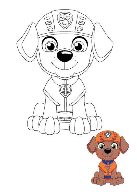 Zuma Paw Patrol Para Colorear Ausmalbilder Paw Patrol Bilder Porn The