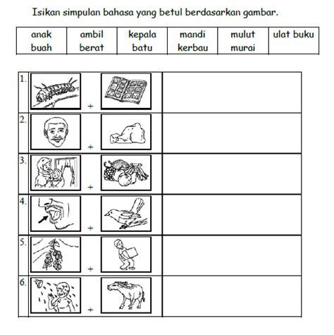 Aku terima semua seadanya buat masa sekarang. Latihan Simpulan Bahasa Bergambar [Free Download PDF ...