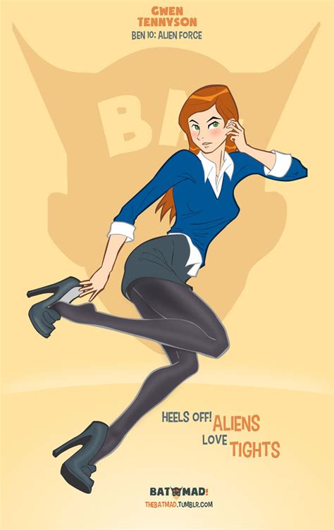 Popping The Loafer Gwen Tennyson By Batmad On Deviantart
