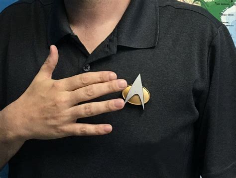 Star Trek The Next Generation Communicator Badge Bluetooth Prop