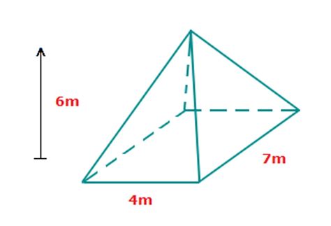 Volume Of Square Pyramid Worksheet