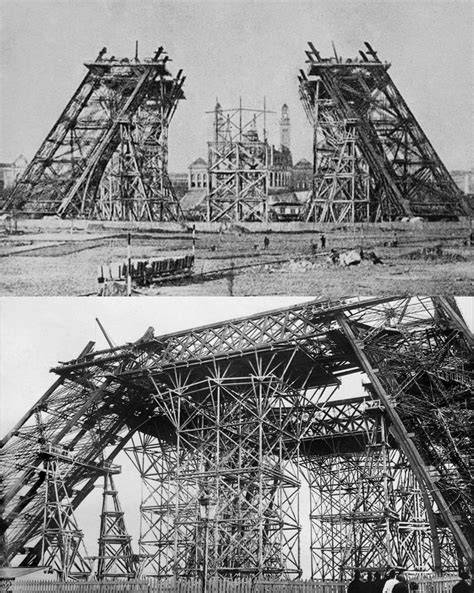 The Eiffel Tower Under Construction 1887 1889 😍👏 📍paris France
