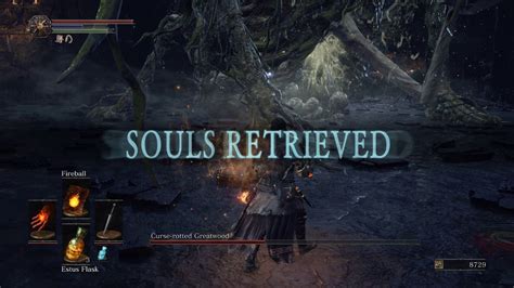 Dark Souls 3 Curse Rotted Greatwood Boss Fight Pyromancy Youtube