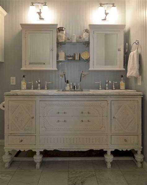50 inch gray color bathroom vanity with italian carrara marble top (50wx23dx35h) c3028ck50. 50 Amazing Farmhouse Bathroom Vanity Decor Ideas (104 ...