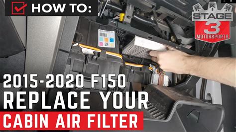 Ford cabin air filters are designed to deliver the quality performance you've come to expect when repairing or upgrading your ford and lincoln vehicles. How To Replace 15+ F150, Raptor & F250 K&N Cabin Air ...