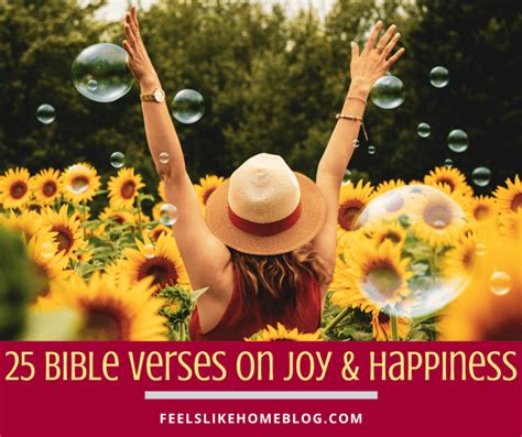 25 Bible Verses On Joy And Happiness Feels Like Home™