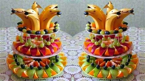 Creative fruit tray decoration ideas. 10 Attractive Fruit Tray Ideas For Parties 2019