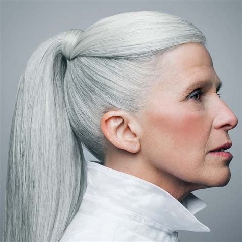Top 30 Hairstyles For Grey Hair Over 60 2021 Updated Tattooed Martha