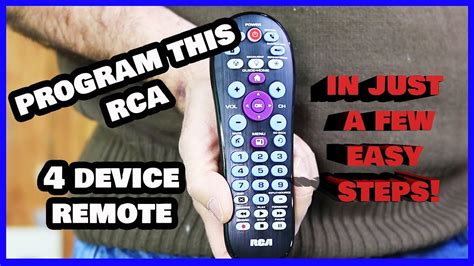 Also, you need to check out for things such as the type of electronic devices and the maximum number it would. Programming / Setup This RCA 4 Device Universal Remote in ...