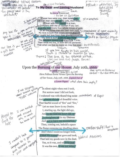 40 tpcastt poems ranked in order of popularity and relevancy. TPCASTT of Bradstreet - Elizabeth Stoltenberg