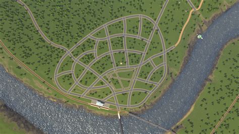 Road Layout For Small Town Citiesskylines