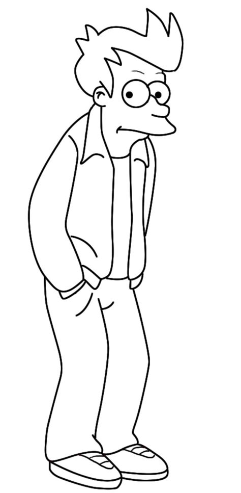 Coloring Page Futurama 48372 Cartoons Printable Coloring Pages Porn Sex Picture