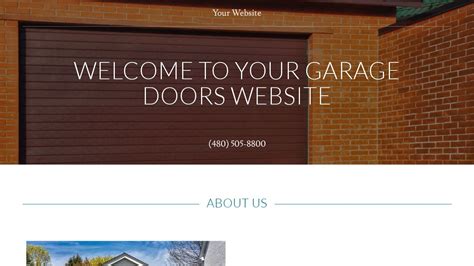 Start learning at your own pace today. Garage Doors Website Templates | GoDaddy