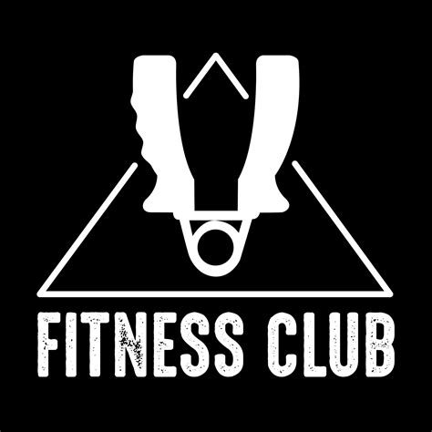 Insignia De Fitness Y Logotipo Bueno Para El Diseño De Impresión