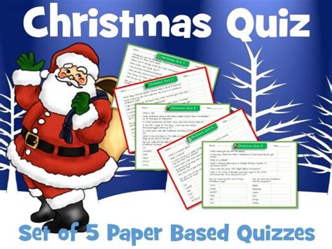 Christmas Quiz Teaching Resources