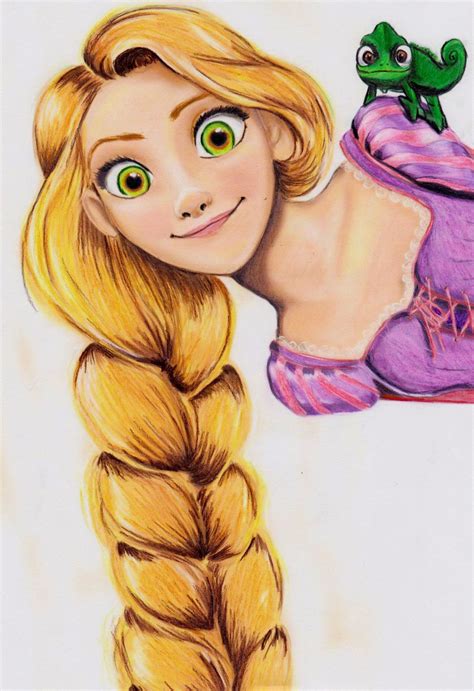 Tangled Disney Princess Drawing Images Kropkowe Kocie