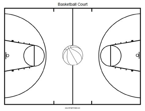 Handy Basketball Court Printable Vargas Blog