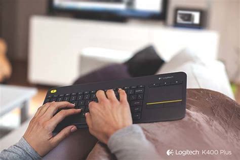 Logitech Wireless Touch Keyboard K400 Plus Announced Gadgetsin