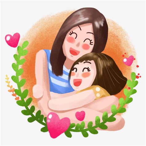 Happy Mother′s Day Png Transparent Mother S Day Cartoon Mother And