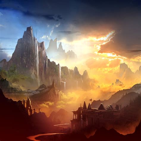Fantasy Landscape By Adriandis Fantasy 2d Cgsociety