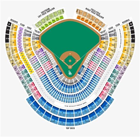 Dodger Stadium Seating Map World Map