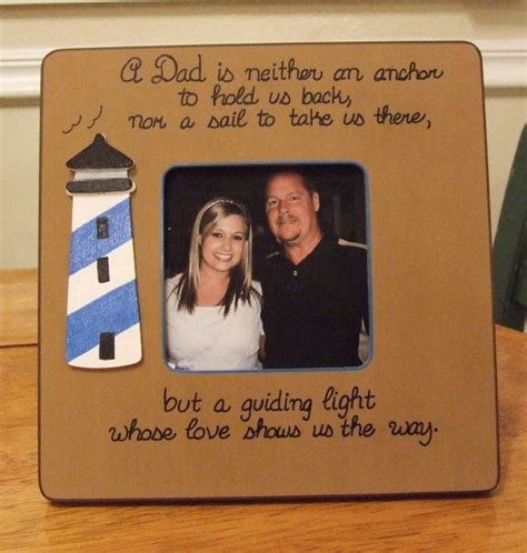 You can also buy customized gifts online like a photo frame or cute cushion with a memorable picture of you and your mom to express gratitude towards her on mother's day for being the guiding light at every step of your life. Personalized Gift for Dad from daughter From son Picture ...